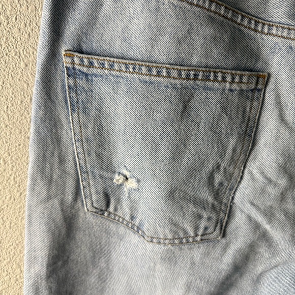 AGOLDE 90's Mid Rise Loose Fit Jeans Snapshot Denim NWT Distressed Women’s 27 - Picture 14 of 16